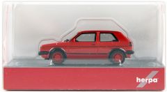 Herpa 420846-002 1/87 Ölçek VW Golf II GTI, Kırmızı, Sergilemeye Hazır Model Araç
