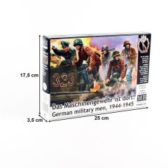 MasterBox 35218 1/35 Ölçek, WW II Serisi, 1944-1945 Alman Askerleri, Plastik Figür Kiti