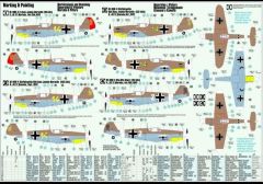 Mistercraft C040 1/72 BF-109F-4/trop (Marseille) Savaş Uçağı Demonte Plastik Maketi