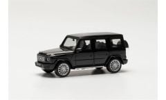 Herpa 420488-003 1/87 Ölçek MB G-Klasse AMG Cip, Siyah, Sergilemeye Hazır Model Araç
