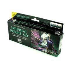 Vallejo 74104 8x17 ml. Imperial Purple, Figür Boyası Seti