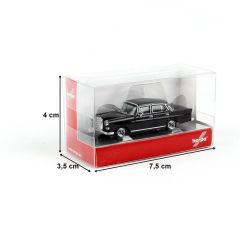 Herpa 420457 1/87 Ölçek MB 200 W110 Kırlangıç Kasa, Siyah, Sergilemeye Hazır Model Araç