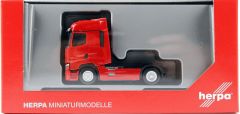 Herpa 315098 1/87 Ölçek Renault T Facelift Çekici, Kırmızı, Sergilemeye Hazır Model Araç