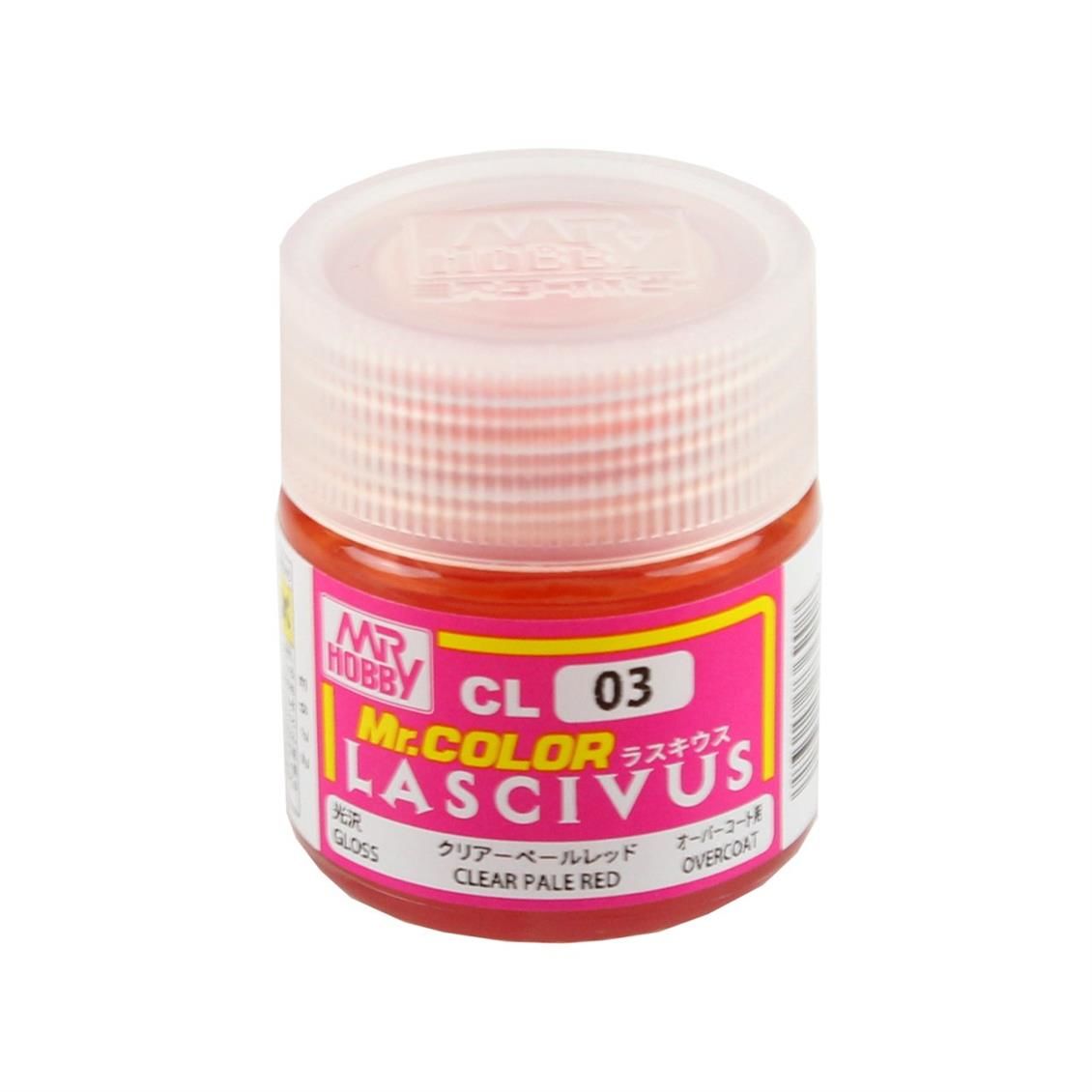 Gunze CL03 10 ml. Lascivus Pale Clear Red, Mr.Color Serisi Maket Boyası