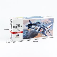 Hasegawa C1 01331 1/72 Ölçek F-4EJ Phantom II Savaş Uçağı Plastik Model Kiti