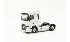 Herpa 315081 1/87 Ölçek Renault T Facelift Çekici, Beyaz, Sergilemeye Hazır Model Araç