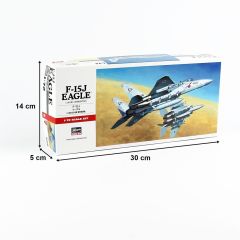 Hasegawa C7 01337 1/72 Ölçek F-15J Eagle Savaş Uçağı Plastik Model Kiti