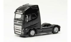 Herpa 313353-002 1/87 Ölçek Volvo FH 16 GI XL2020 Çekici, Siyah, Sergilemeye Hazır Model Araç