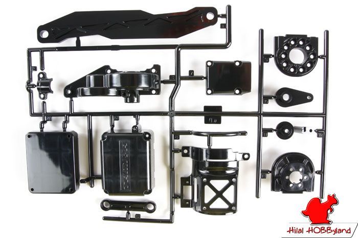 Tamiya TT-02 Motor Mount set - D Parts