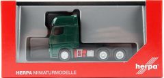 Herpa 305167-004 1/87 Ölçek MB Actros 6x4 Çekici, Koyu Yeşil, Sergilemeye Hazır Model Araç