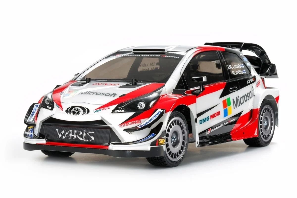 1/10 Tamiya Toyota Yaris WRC 190 mm Boyasız Şeffaf Kaporta