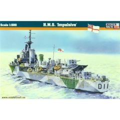 Mistercraft S096 1/500 HMS (Impulsive) Zırhlı Gemi Demonte Plastik Maketi