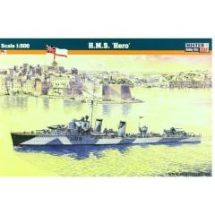 Mistercraft S097 1/500 HMS (Hero) Zırhlı Gemi Demonte Plastik Maketi