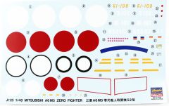 Hasegawa JT23 19123 1/48 Ölçek MitsubishiI A6M5 Zero Fighter Type 52 (ZEKE) Savaş Uçağı Plastik Model Kiti
