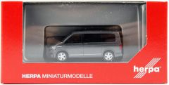 Herpa 096782 1/87 Ölçek VW T6.1 Caravelle Minibüs, Gri, Sergilemeye Hazır Model Araç