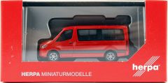 Herpa 096478 1/87 Ölçek MB Sprinter 18 m3, Kırmızı, Sergilemeye Hazır Model Araç