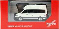 Herpa 096294 1/87 Ölçek VW Crafter Minibüs, Beyaz, Sergilemeye Hazır Model Araç