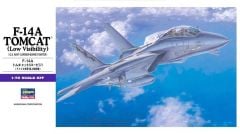 Hasegawa E2 00532 1/72 Ölçek F-14A Tomcat (Low Visibility) Savaş Uçağı Plastik Model Kiti