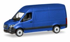 Herpa 093811 1/87 Ölçek MB Sprinter, 18 m3 Van, Lacivert, Sergilemeye Hazır Model Araç