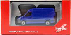 Herpa 093811 1/87 Ölçek MB Sprinter, 18 m3 Van, Lacivert, Sergilemeye Hazır Model Araç
