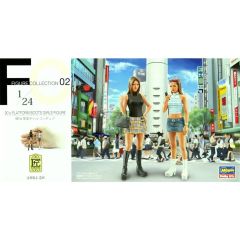 Hasegawa FC02 29102 1/24 Ölçek Çizmeli Kızlar Figürleri Plastik Model Kiti
