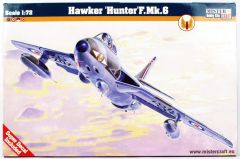 Mistercraft D010 1/72 Hawker Hunter F.Mk.6 Savaş Uçağı Demonte Plastik Maketi